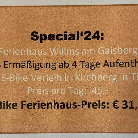 Willms Am Gaisberg Apartment *